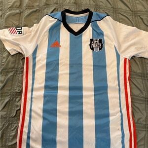 Adidas Climacool Blue and White Jersey